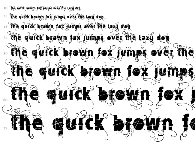 Vtks Mercearia font waterfall